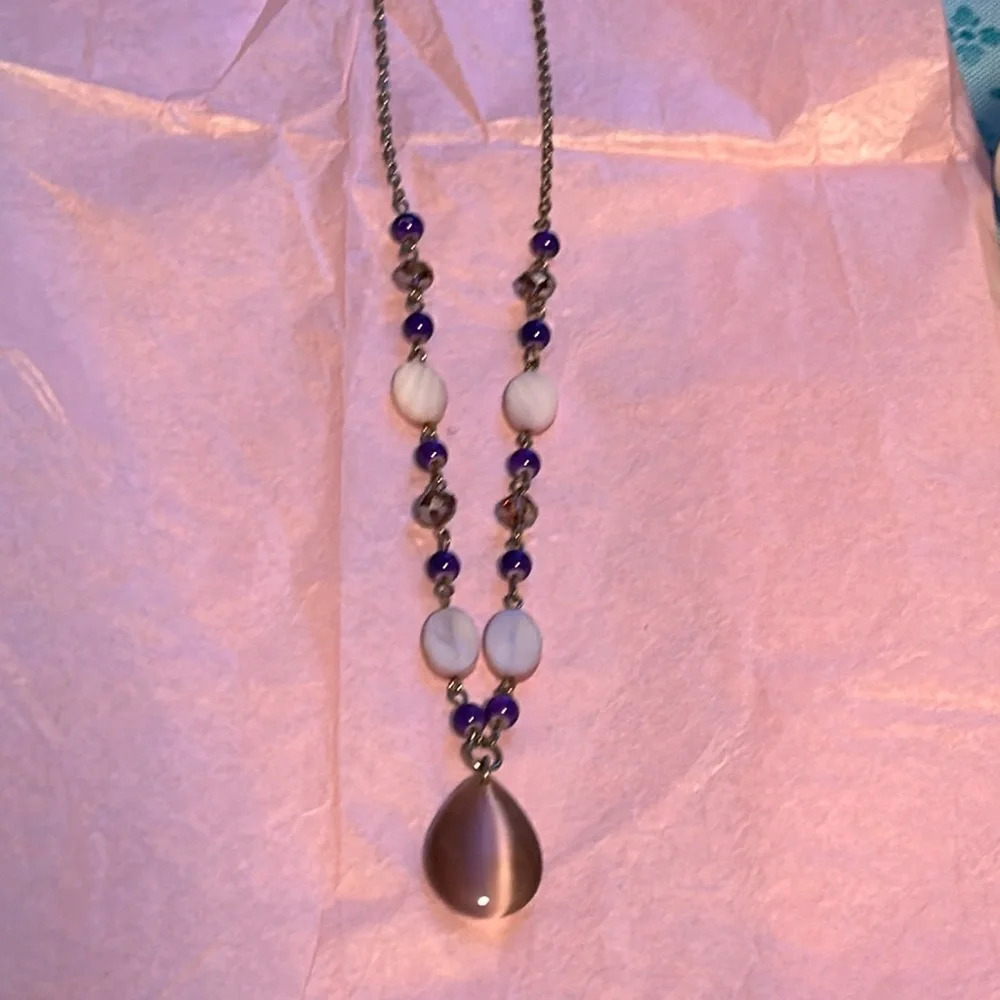 -🔥🔥Purple  necklace